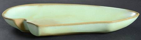 Plainsman Green 15" Oval Serving Platter