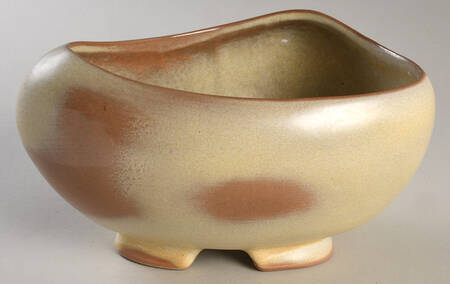 Plainsman Gold 7" Oval Freeform Bowl
