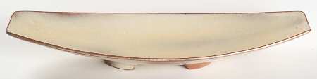 Plainsman Gold Oblong Footed Tray