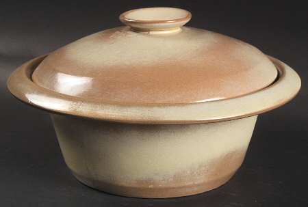 Plainsman Gold 1 Qt Round Covered Casserole