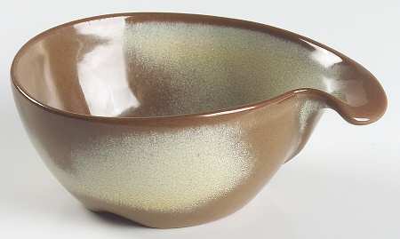 Plainsman Gold Lugged Cereal Bowl by Frankoma