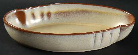 Plainsman Gold 10" Oval Vegetable Bowl