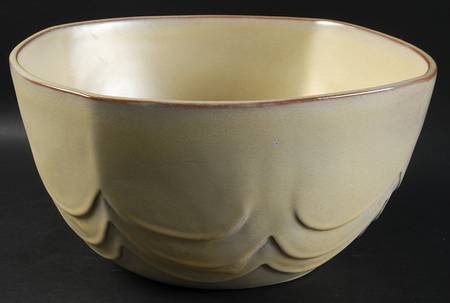 Plainsman Gold 10" Large Salad Serving Bowl