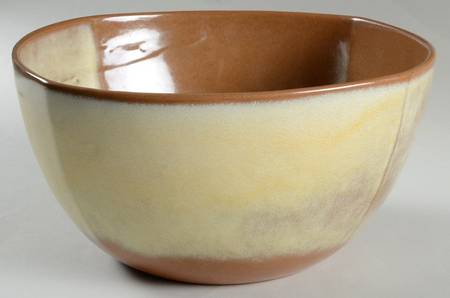 Plainsman Gold 10" Large Salad Serving Bowl