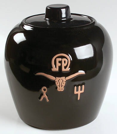 Ranch Black Large Canister & Lid