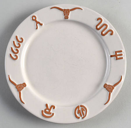 Ranch Bone Salad Plate by Frankoma
