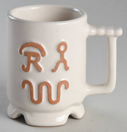 Ranch Bone Mug by Frankoma