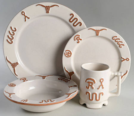 Ranch Bone 4 Piece Place Setting by Frankoma