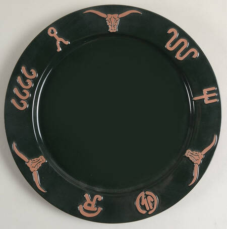 Ranch Forest Green Dinner Plate