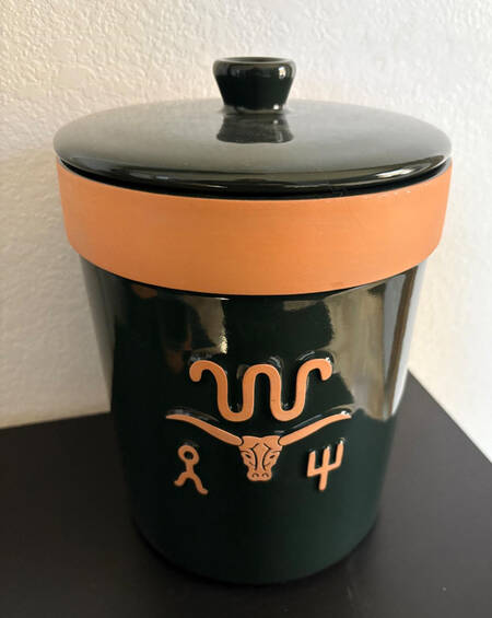 Ranch Forest Green Extra Large Canister & Lid