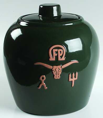 Ranch Forest Green Large Canister & Lid