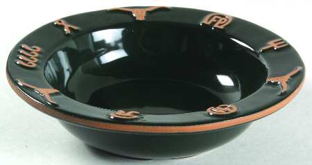 Ranch Forest Green Rim Soup Bowl