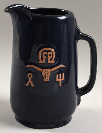 Ranch Navy Blue 32 Oz Pitcher