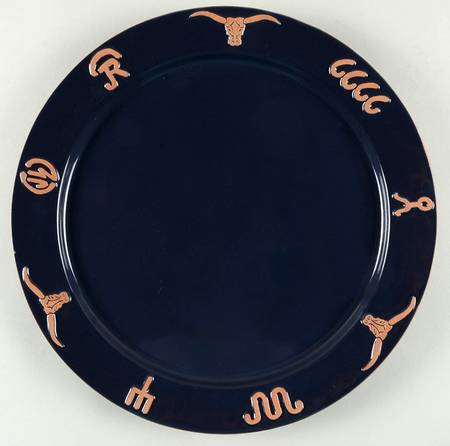 Ranch Navy Blue 13" Chop Plate (Round Platter)