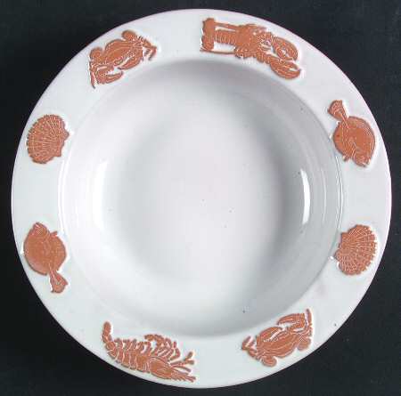 Seafare White Chowder Bowl