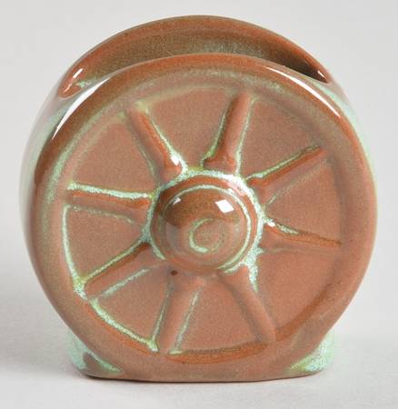 Wagon Wheel Prairie Green Individual Open Sugar Bowl