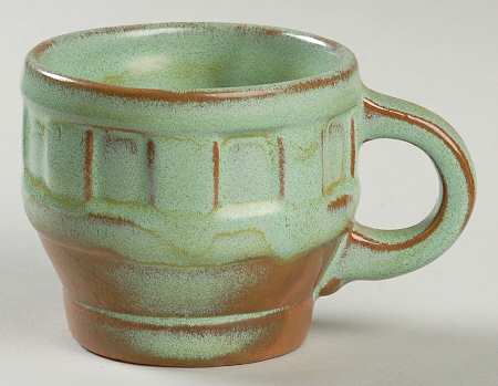 Wagon Wheel Prairie Green Flat Cup