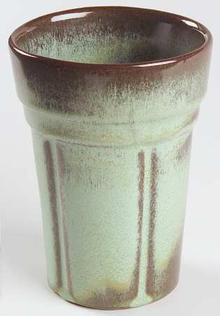 Wagon Wheel Prairie Green Tall China Tumbler