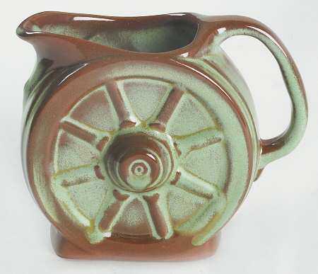 Wagon Wheel Prairie Green Creamer