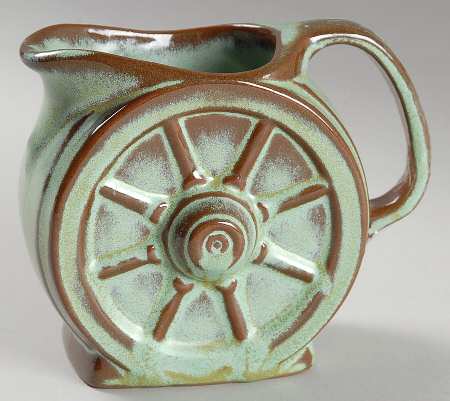Wagon Wheel Prairie Green Creamer
