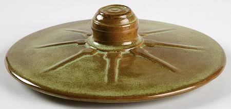 Wagon Wheel Prairie Green Lid for 3 Quart Round Casserole