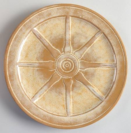 Wagon Wheel Desert Gold Salad Plate