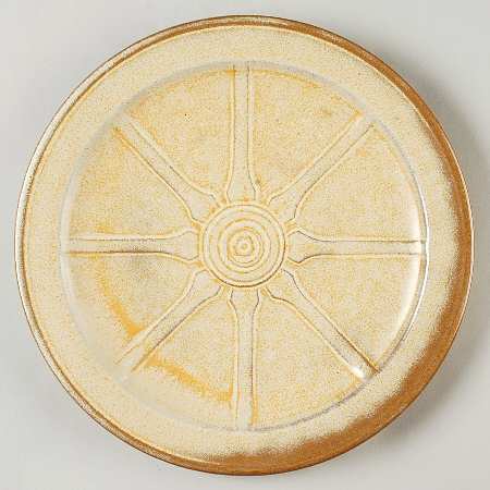 Wagon Wheel Desert Gold Dinner Plate