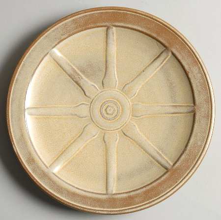 Wagon Wheel Desert Gold Luncheon Plate