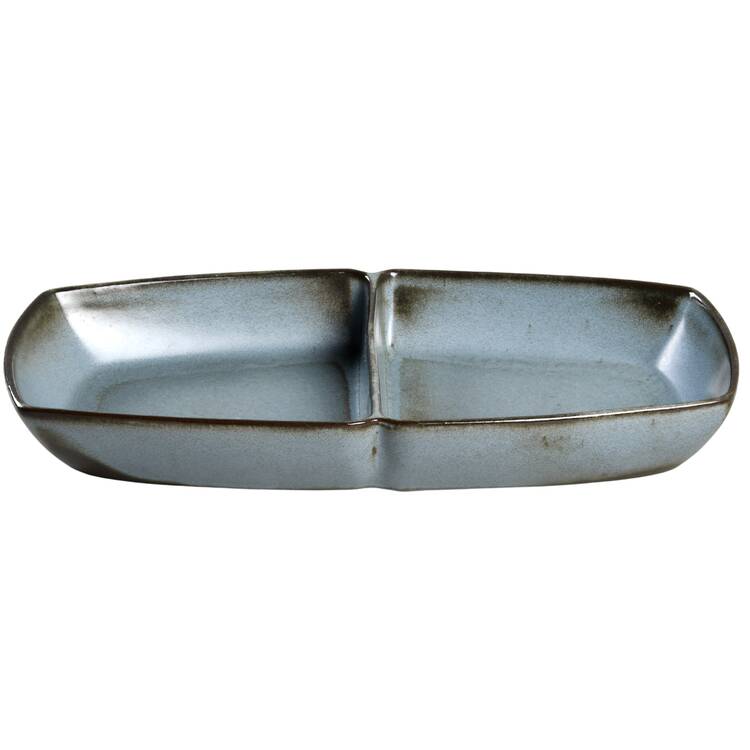 Westwind (Woodland Moss) 13" Oval Divided Vegetable Bowl