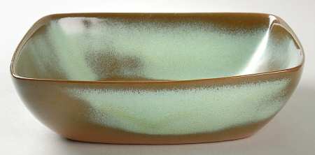 Westwind (Prairie Green) 8" Square Vegetable Bowl