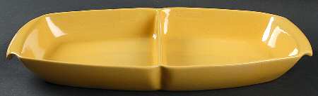 Westwind (Autumn Yellow) Rectangular Divided Vegetable Bowl