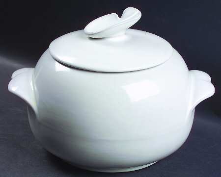 Westwind (White Sand) Bean Pot & Lid