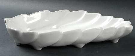 Westwind (White Sand) 12" Leaf Dish