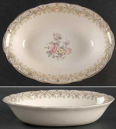 Blue Dawn 9" Oval Vegetable Bowl
