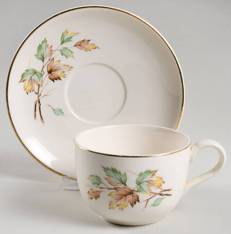 Flat Cup & Saucer Set