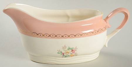 Dusty Rose Gravy Boat