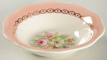 Dusty Rose Fruit/Dessert (Sauce) Bowl