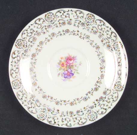 Gold Lace Saucer