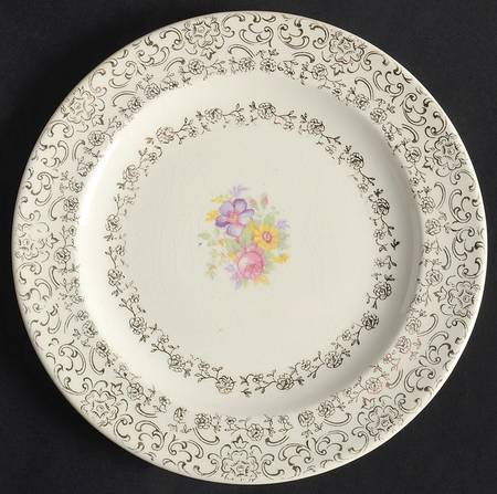 Gold Lace Bread & Butter Plate