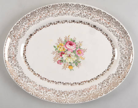 Old Lace 13" Oval Serving Platter