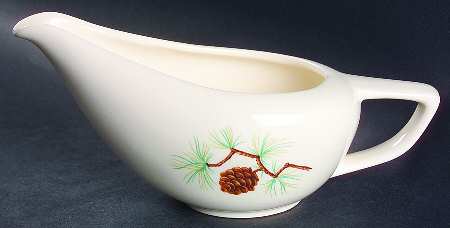 Pine Cone Gravy Boat