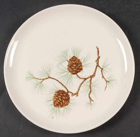 Pine Cone Luncheon Plate
