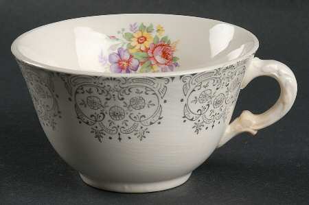 Silver Symphony Flat Cup by French Saxon