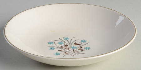 Star Flower (Gold Trim) Coupe Soup Bowl