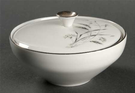 Silver Harvest Sugar Bowl & Lid