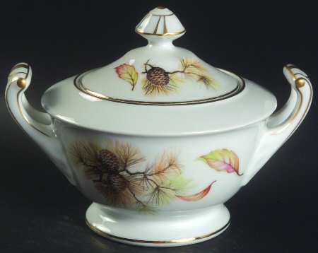 Autumn Sugar Bowl & Lid