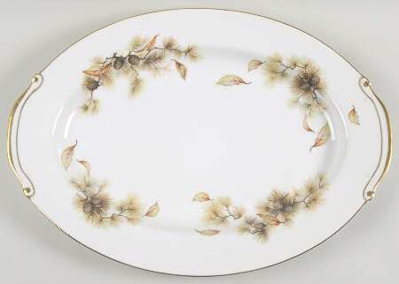 Autumn 16" Oval Serving Platter
