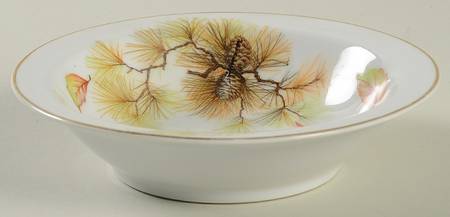 Autumn Rim Fruit/Dessert (Sauce) Bowl