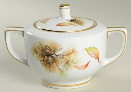 Autumn Sugar Bowl & Lid