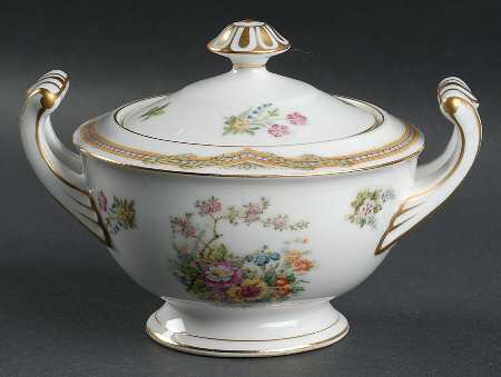 Fleurette Sugar Bowl & Lid
